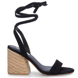 Steve Madden suede espadrille heel